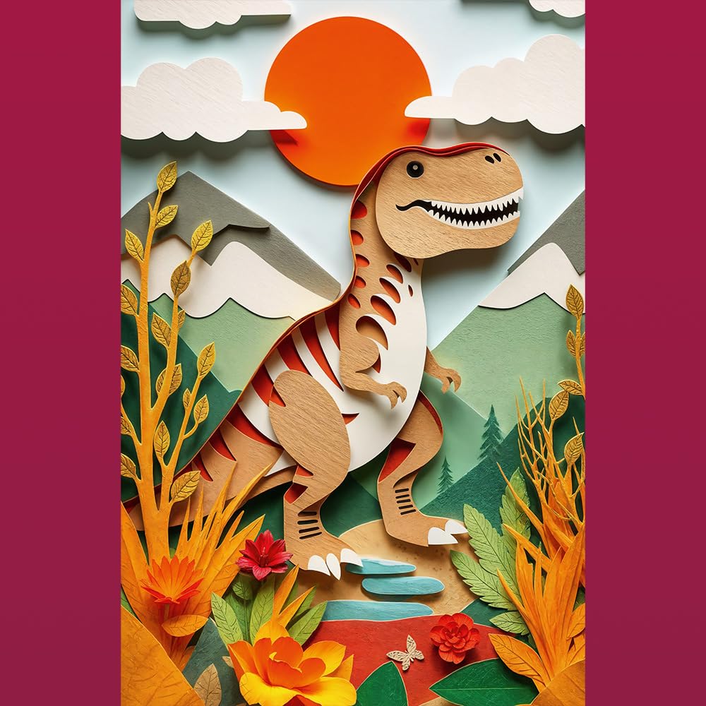 Trefl - Puzzle z Efektem 3D, Dinozaur - 160 Elementów - 40-lecie Trefl, Kolorowe Puzzle ze Zwierzętami, dla Dzieci od 6 lat