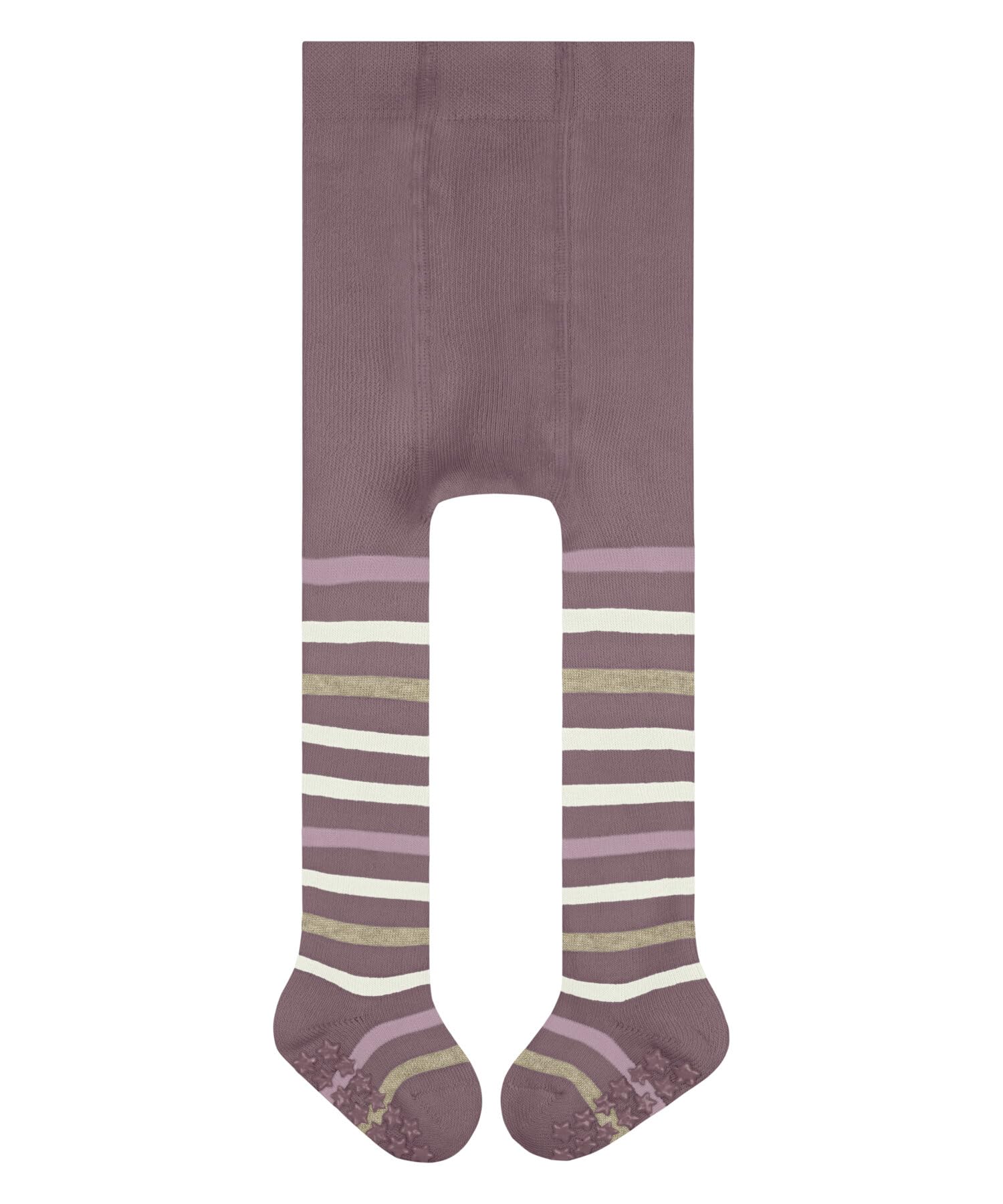 FALKE Unisex Baby Multi Stripe Strumpfhose atmungsaktive Baumwolle rutschhemmende Noppen an Sohle und Knien komfortabel Plüsch hautfreundlich flache Naht gegen Druckstellen 1 Stück