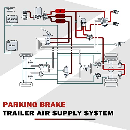 Miniatura 5 de YiaChuii MV3 - Freno de estacionamiento de remolque, MV-3 reemplazo del módulo de control de freno para Volvo Western Star Truck Peterbilt 377