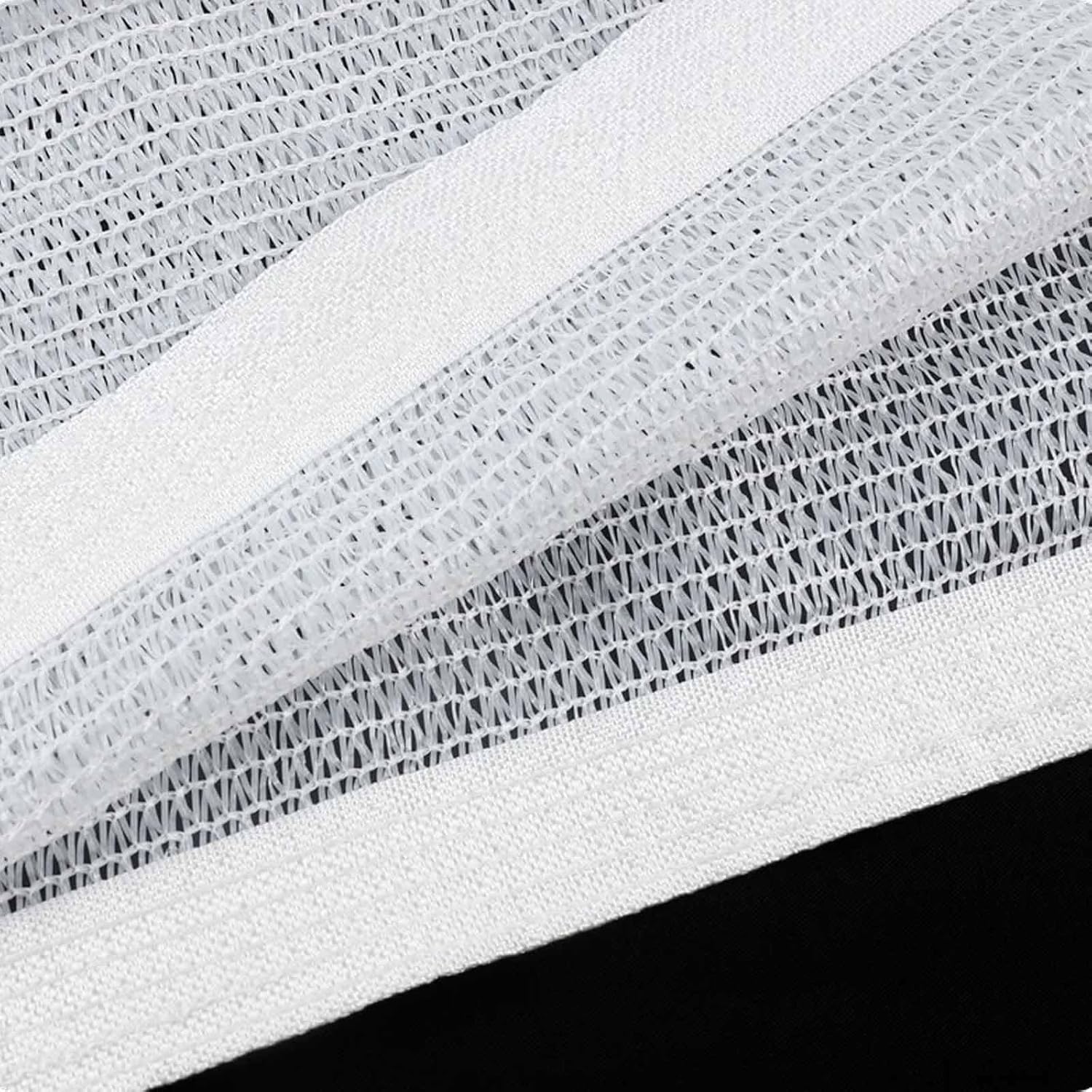 40% Shading White Shade Net - Protect Your Garden Plants from Intense Sunlight, Greenhouses Sun Shade Cloth - with Reinforced Edges and Copper Buckles 3.3x3.3ft 6.6x6.6ft 6.6x10ft 10x10ft(2.0x5.0m)