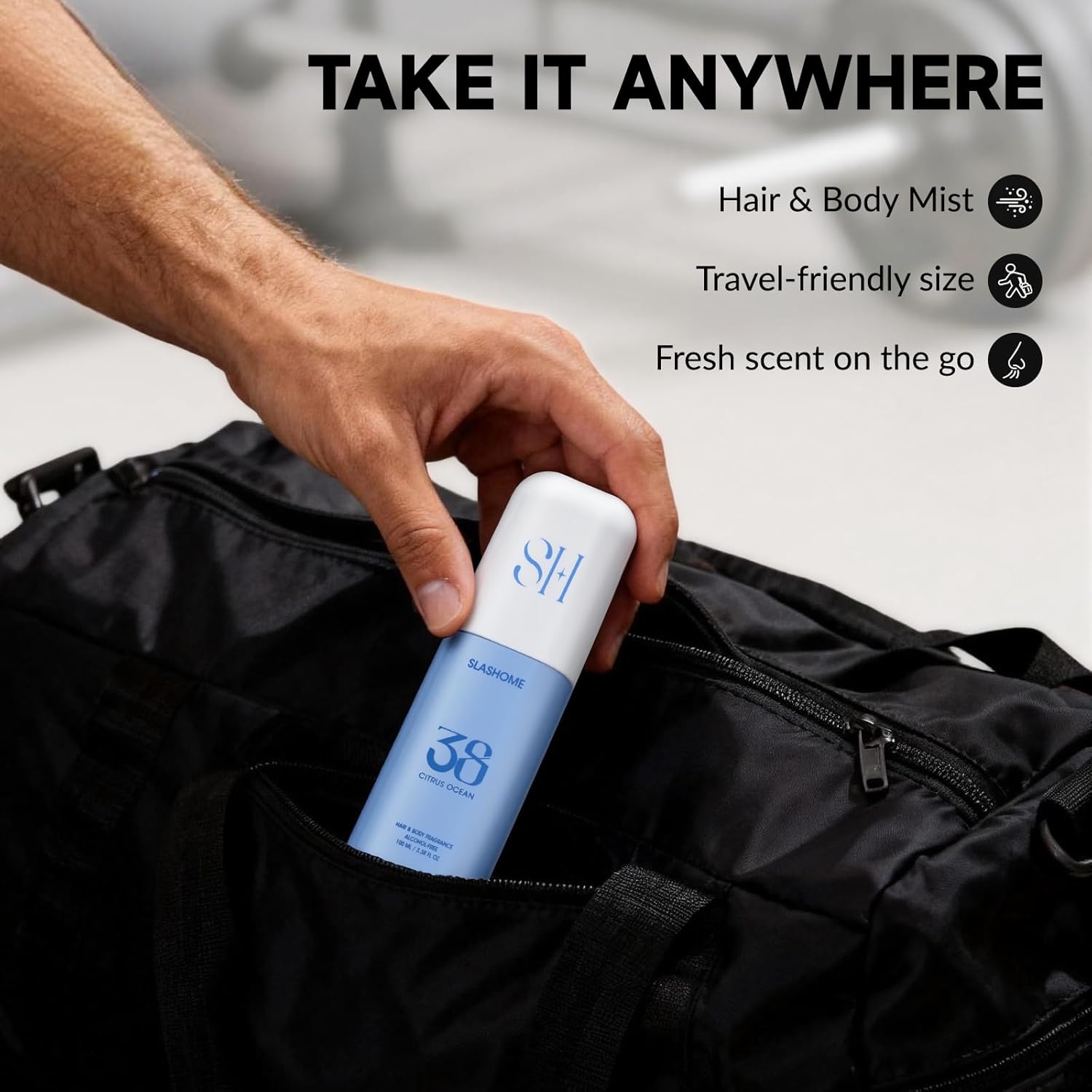 Hair Perfume for Men & Women – Citrus Ocean, Alcohol-Free Soft & Moist Deodorizing Hair Spray & Body Mist, Long-Lasting Clean Fragrance for Hair, Wigs & Fabric, 100ml / 3.38 fl oz, Birthday Gifts, - Image 7