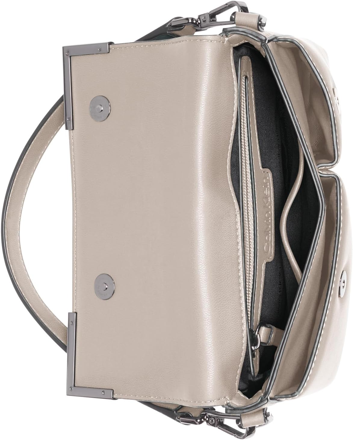 Calvin Klein womens Mica Organizational Flap Crossbody - Image 5