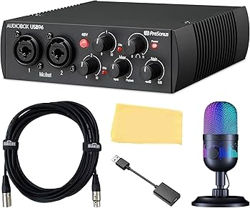 Amazon.com: PreSonus AudioBox USB 96 USB Audio Interface - Matte