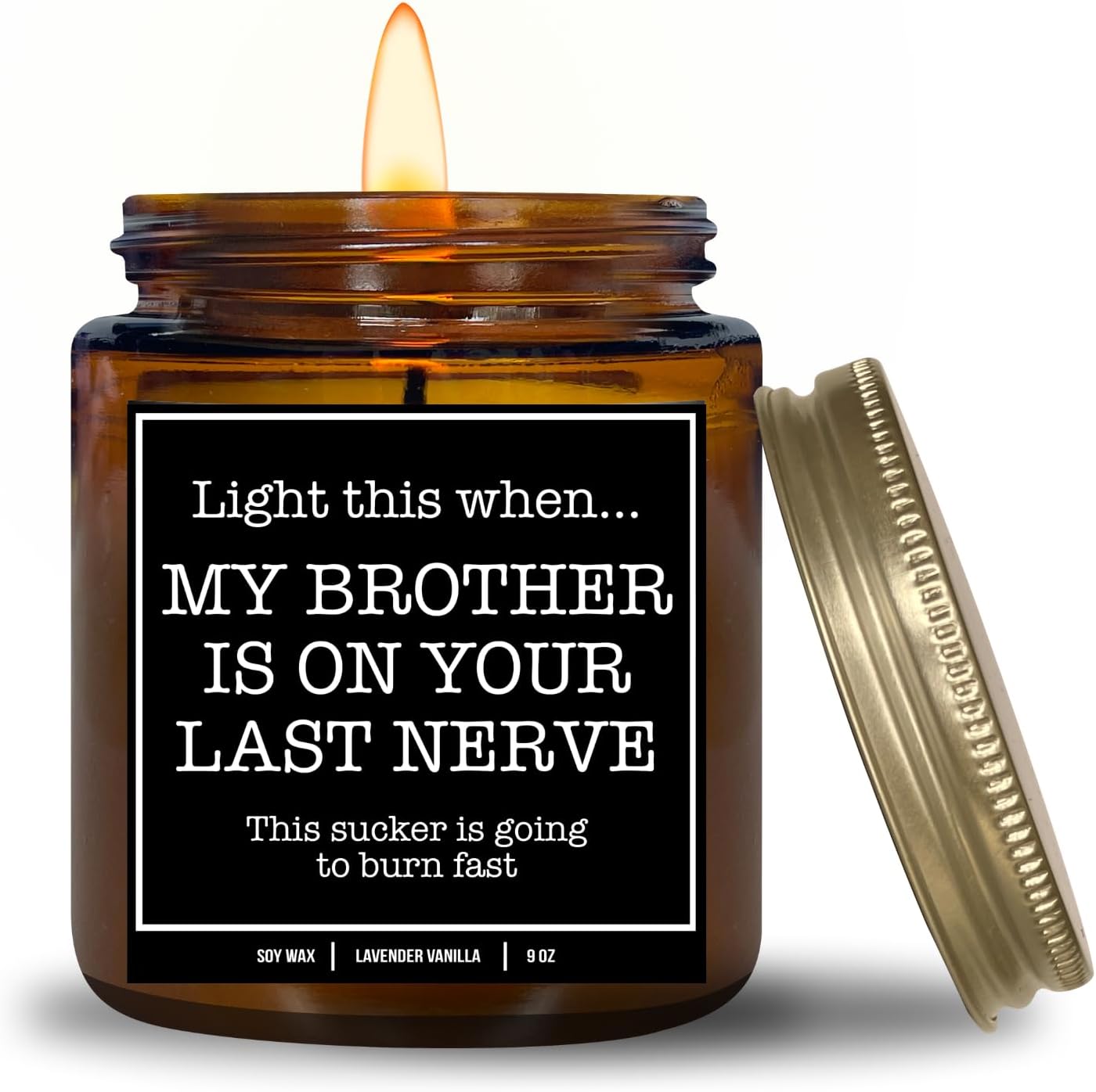 You Nique Designs Funny Sister in Law Gifts Funny Soy Candle 9oz - Sister in Law Birthday Gift Ideas - Future Sister in Law Wedding Gift - Mothers Day Gifts for Sister-in-Law (Lavender & Vanilla A)
