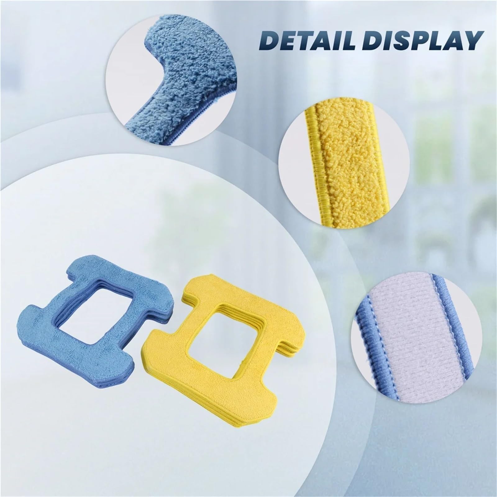 10 Pezzi Di Pulizia Delle Finestre Robot Strofinamento Mop, Compatibile Con Hobot, 298 Accessori Straccio Materiale In Microfibra Pulizia A Umido A Secco