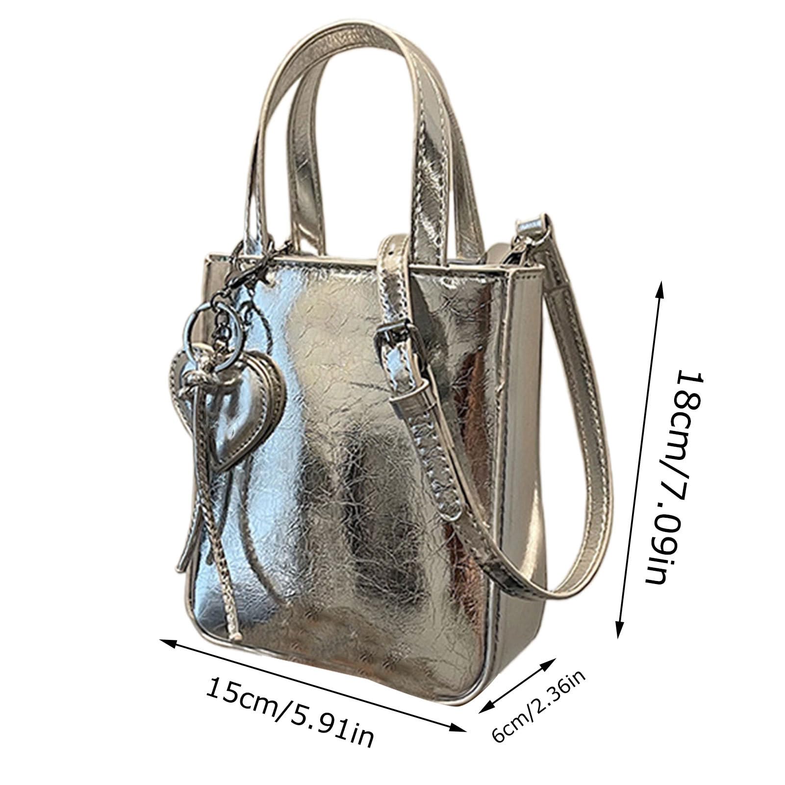 Eimertasche, Einkaufstasche für Damen | PU Eimer Handtaschen Klein Handtasche | Arbeitstasche für Frauen, Hobo Taschen Umhängetasche, lässige Tote Bag für