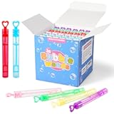 36 Pcs Bubbles Party Favors for Kids Mini Bubble Wands Bubble Party Favors Assortment Neon&comma; Kids Summer Gifts&comma; Fun Bubbles for Easter Christmas Halloween Birthday Goodie Bags