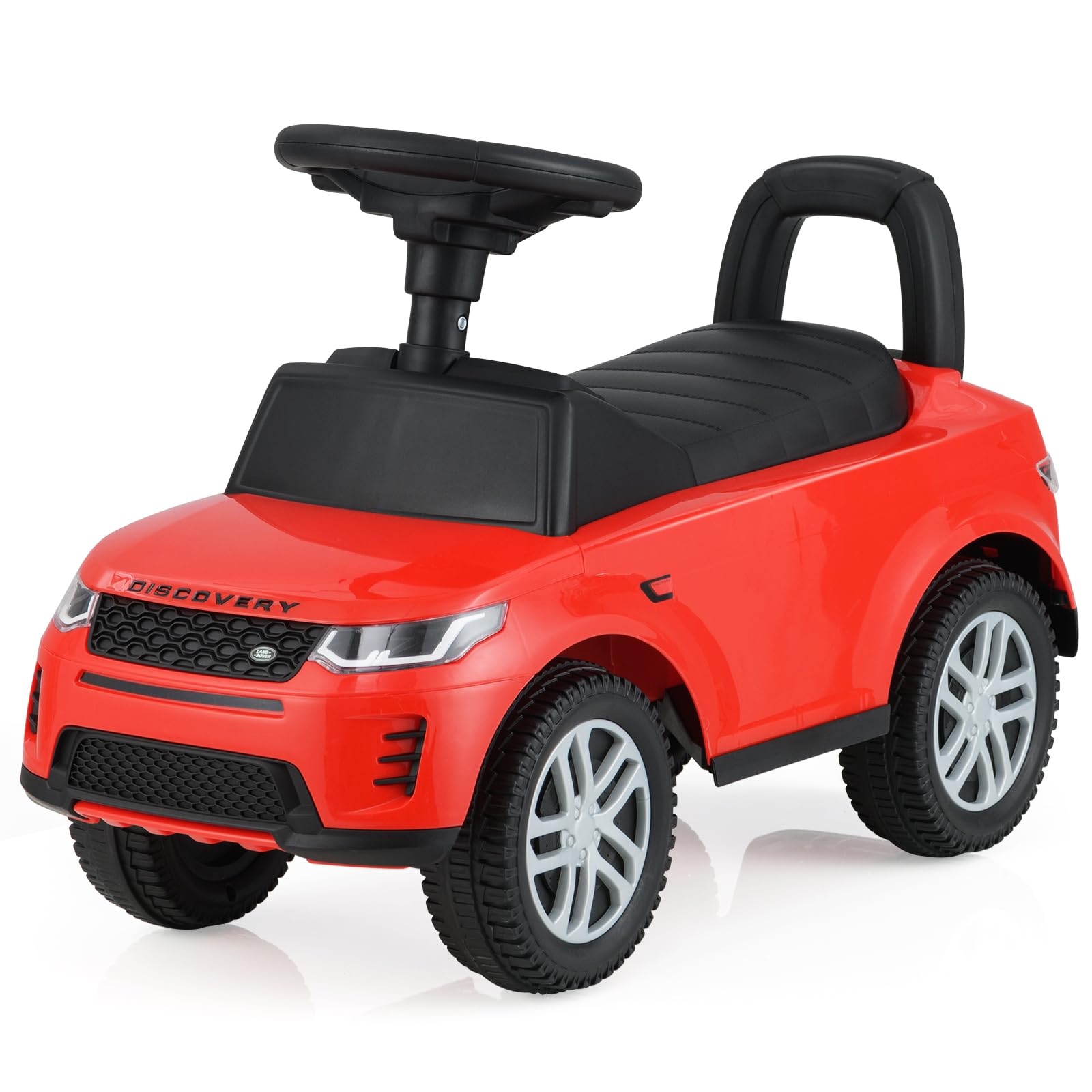 COSTWAY Macchinina Cavalcabile per Bambini, Macchina a Spinta con Clacson, Suoni del Motore e Spazio di Stoccaggio, Auto Giocattolo per Bambini da 1-3 Anni (Rosso)