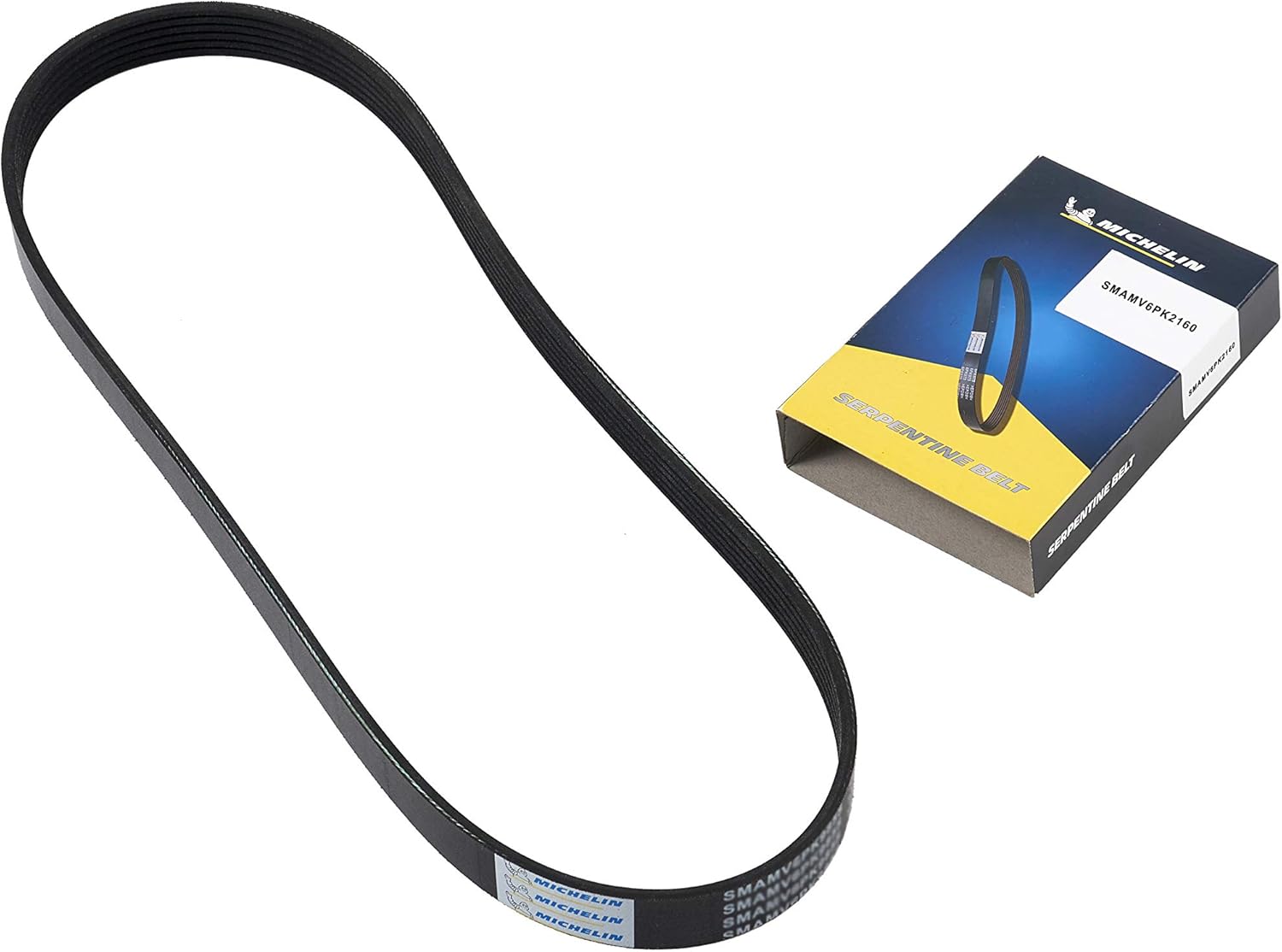 MICHELIN Serpentine Drive Belt SMAMV6PK2160 : Automotive