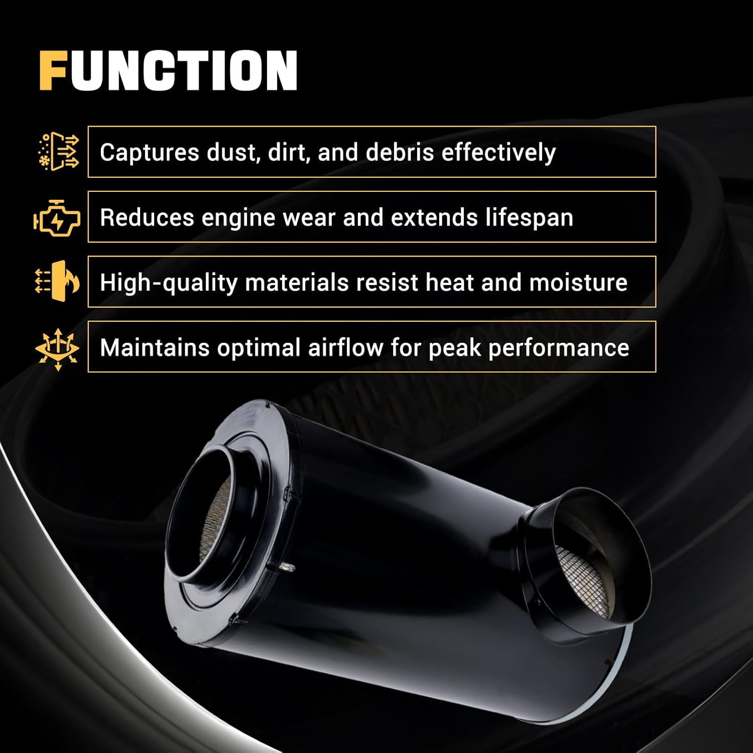 PA3493 AH1197 Air Filter Compatible with Capacity Spotter Tj5000 Capacity Tj5000, Tj6500 Freightliner XB XC Ottawa Yt30 Yt60T Thomas Saf-T-Liner Replaces P537454 46748 LAF1934 PA3493 114880003A