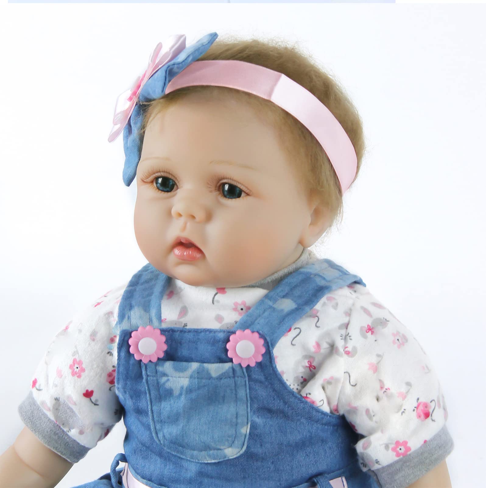 ZIYIUI 55 CM 22 Pollici Reborn Bambole Simulazione Vinile Silicone Morbido Realistico Reborn Baby Regalo di Compleanno Giocattoli Bambole Reborn
