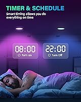 Vista 3 de 12 Pack Black Smart Recessed Lighting 6 Inch, Ultra-Thin 6 Inch LED Recessed Lights12W 1200LM Smart Downlight with Junction Box, Compatible with