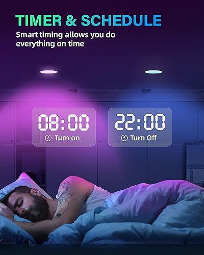 Miniatura 3 de Paquete de 12 luces empotrables inteligentes negras de 4 pulgadas, ultrafinas de 4 pulgadas, luces LED empotrables de 9 W 700 lm con caja de