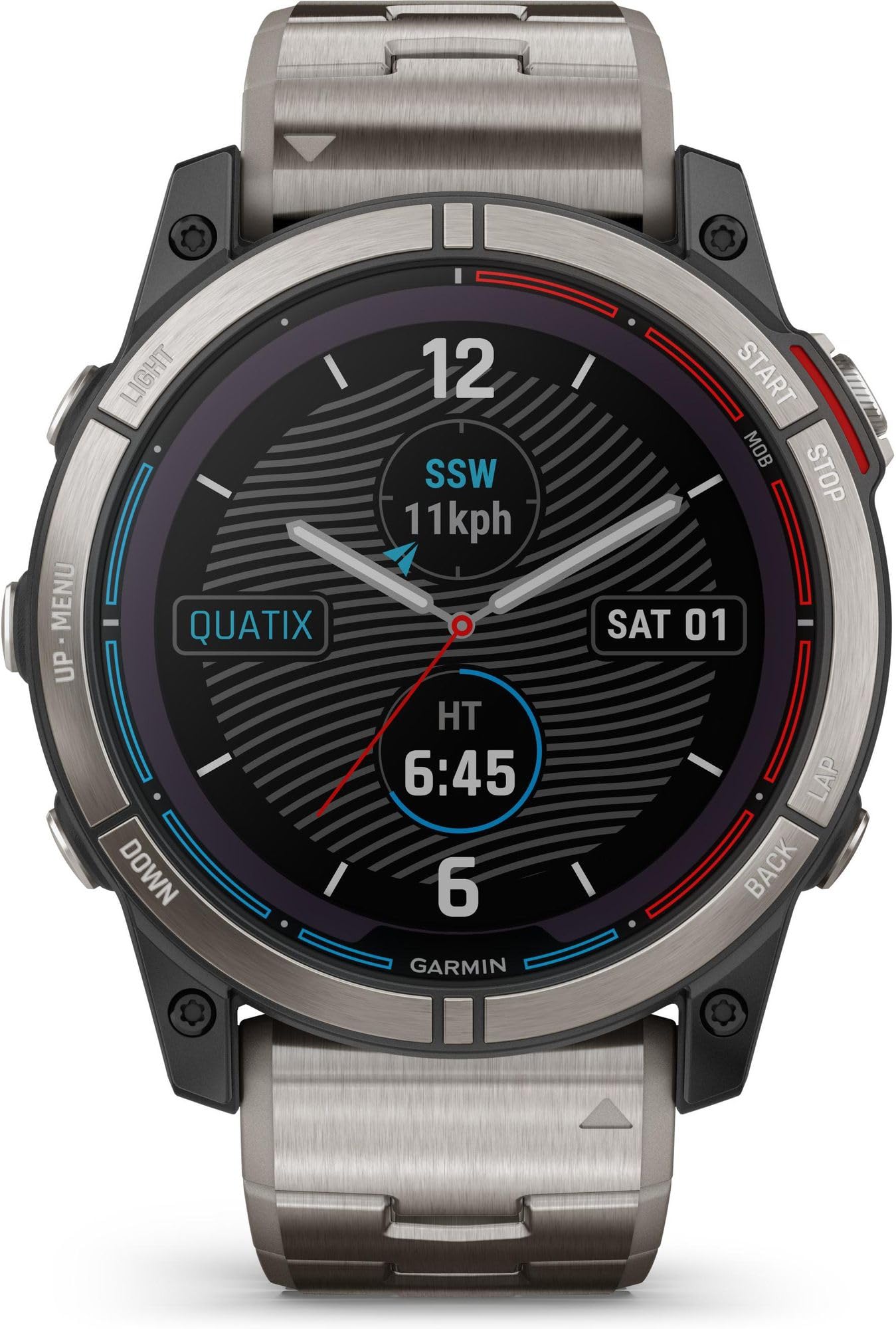 Garmin - Smartwatch - Unissex - Quatix® 7X Sapphire Solar Titan - 010-02541-61