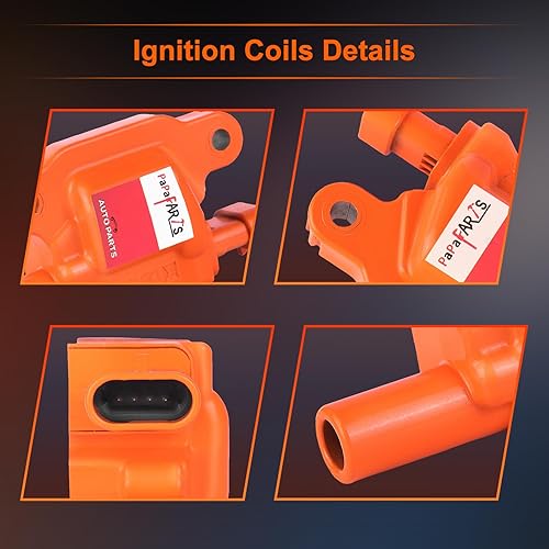 Miniatura 4 de Juego de 8 bobinas de encendido UF413 compatibles con Chevy Tahoe Camaro Impala Silverado Express Cadillac Escalade Buick Rainier GMC Envoy Savana