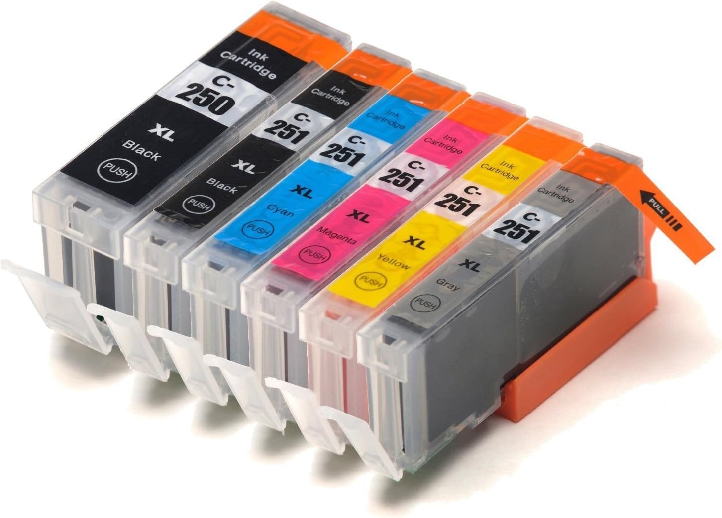 BlastCase 6 Pack PGI-250XL CL-251XL Compatible Ink Cartridge for Canon MG6320