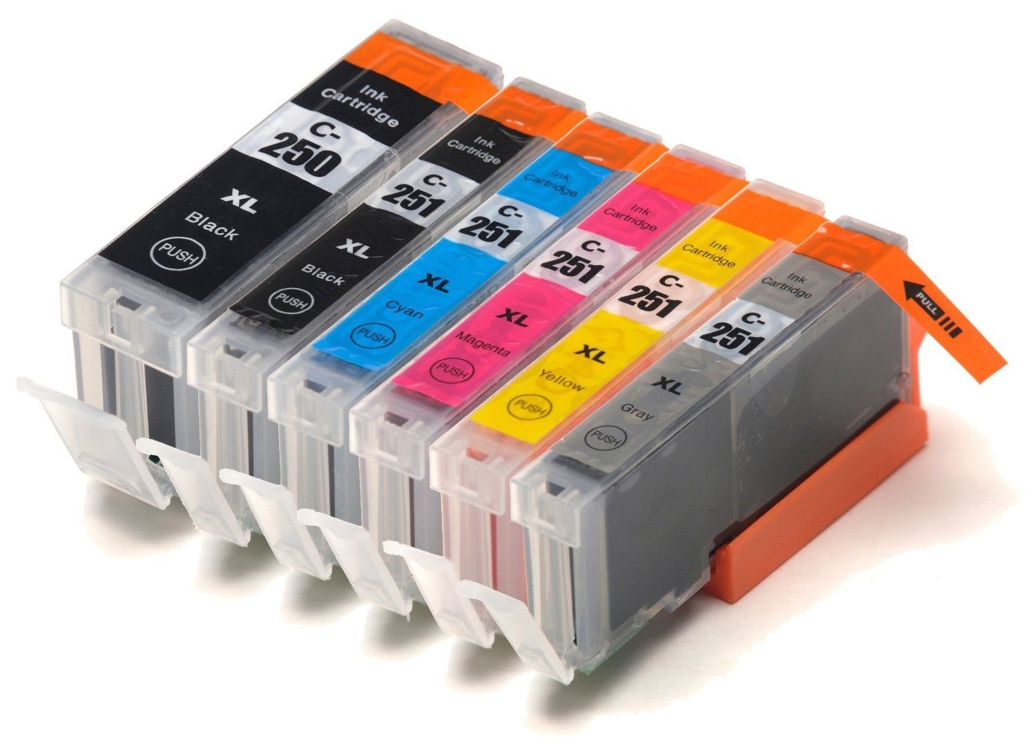 BlastCase 6 Pack PGI-250XL CL-251XL Compatible Ink Cartridge for Canon MG6320