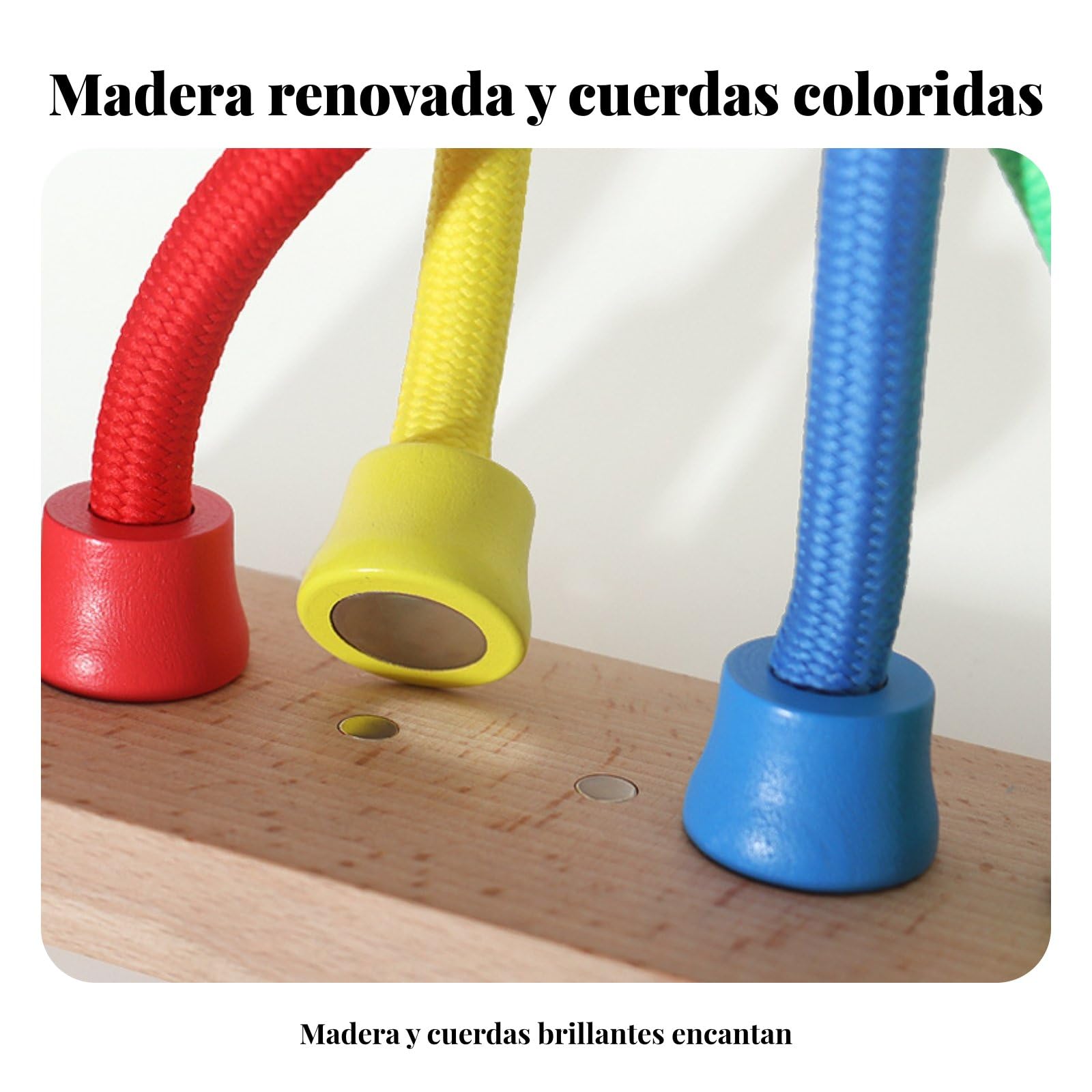 TISHITA Juego senredo Cuerdas Acabado para Fomentar el Razonamiento Lógico y la Comunicación Entre Jugadores con Complejidad Gradual Acuado para Juegos Reuniones