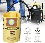 Vacuum Bags for Shop Vac 5-8 Gallon Type E and H - 12 Pack Canister Vacuum Bags Paper Dust Bags for Shop Vac Vacuum Part Type E 90661 906-61 9066100 / Type H 90671 9067100 90661,9066100, 906-61