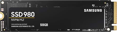 Samsung 980 MZ-V8V500BW | Disque SSD Interne NVMe M.2, PCIe 3.0, 500 Go, Contrôle thermique intelligent
