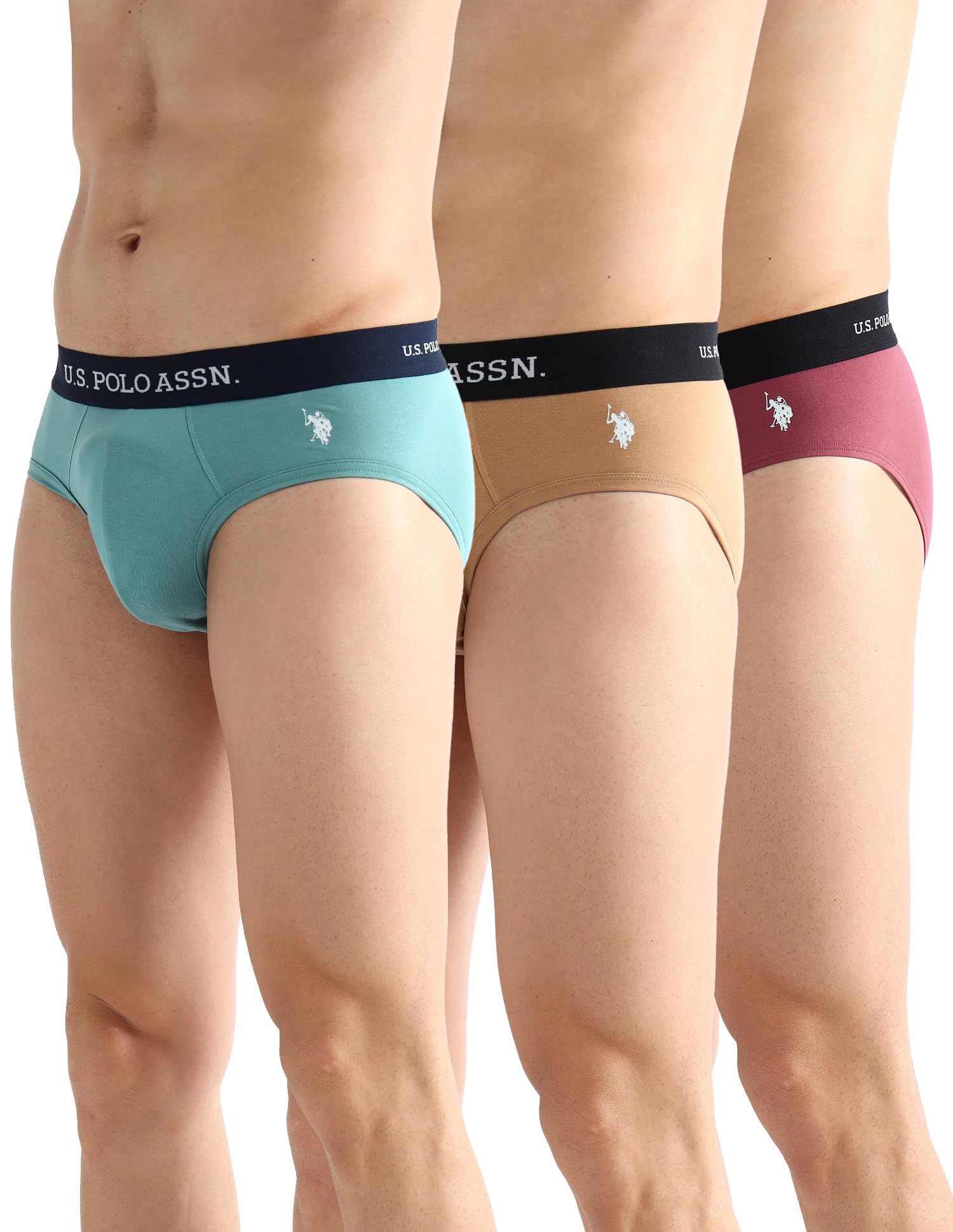 Men's Cotton Blend Classic Solid Briefs