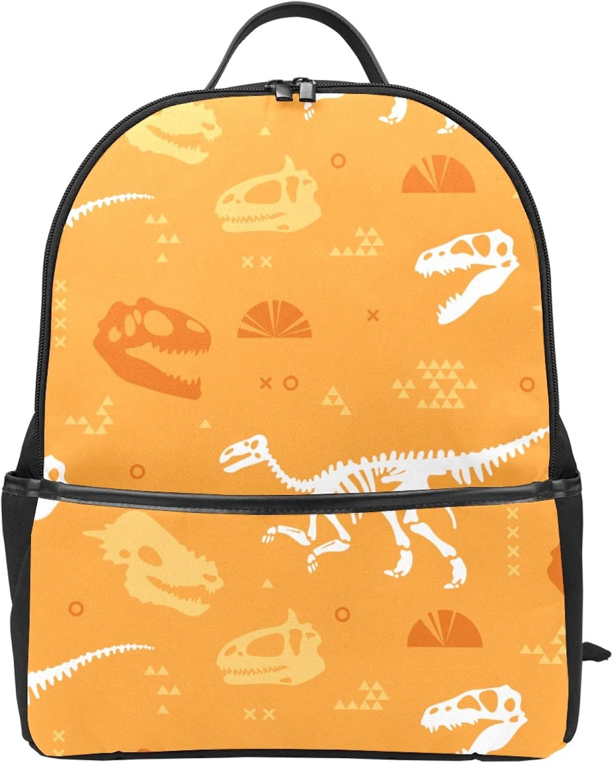 Zaino con stampa squalo borsa per laptop di grande capacità per donne e uomini zaino casual per ufficio di viaggio, Nero , Taglia unica