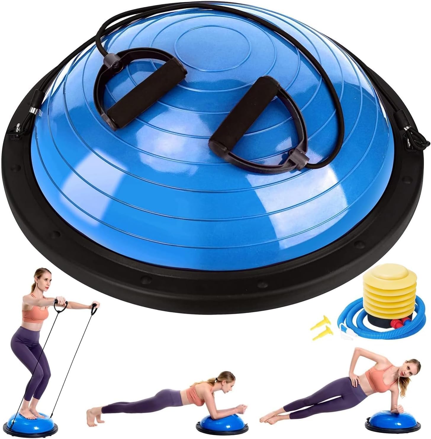 Exercise Balls Half Balance Ball Board Half Balance Ball for Physiotherapy & Home (47cm)-image-8