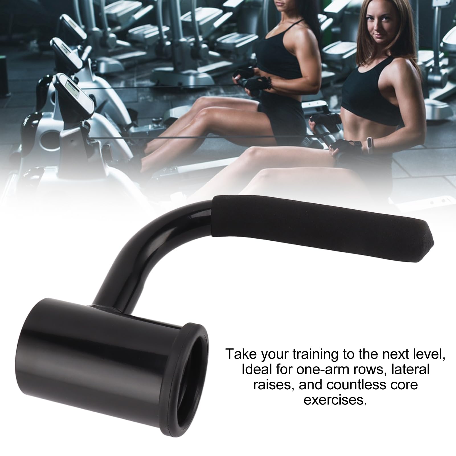 Accessoires Gymnastique - Fixation Barre En T, Poignées Et Câble En Acier - Musculation