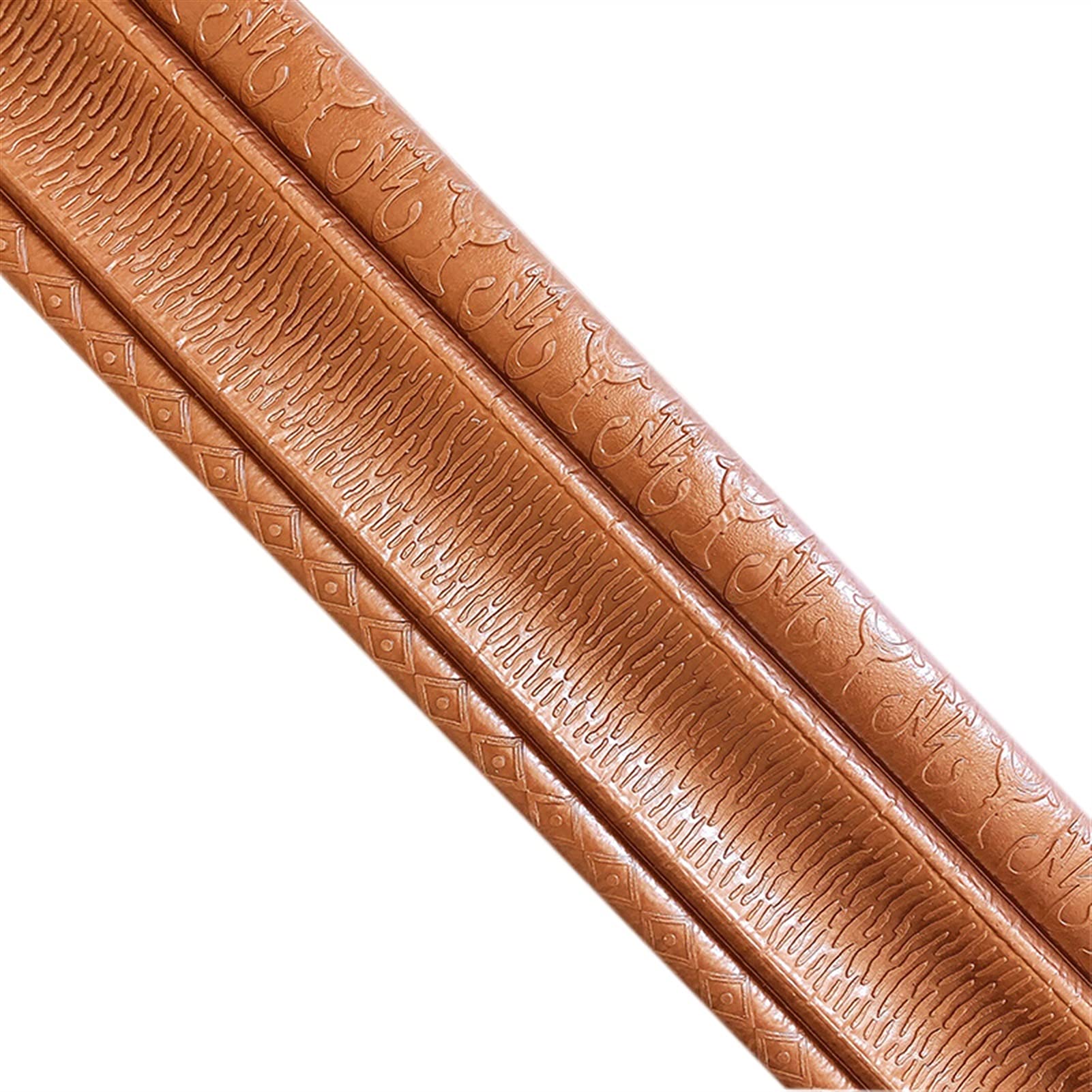 KFGISD, 15ft Wallpaper Wall Panels Peel Off and Stick for Bathroom/Living Room Ceiling Border Door Frame Waist Line,Wallpaper Borders(Bruin)