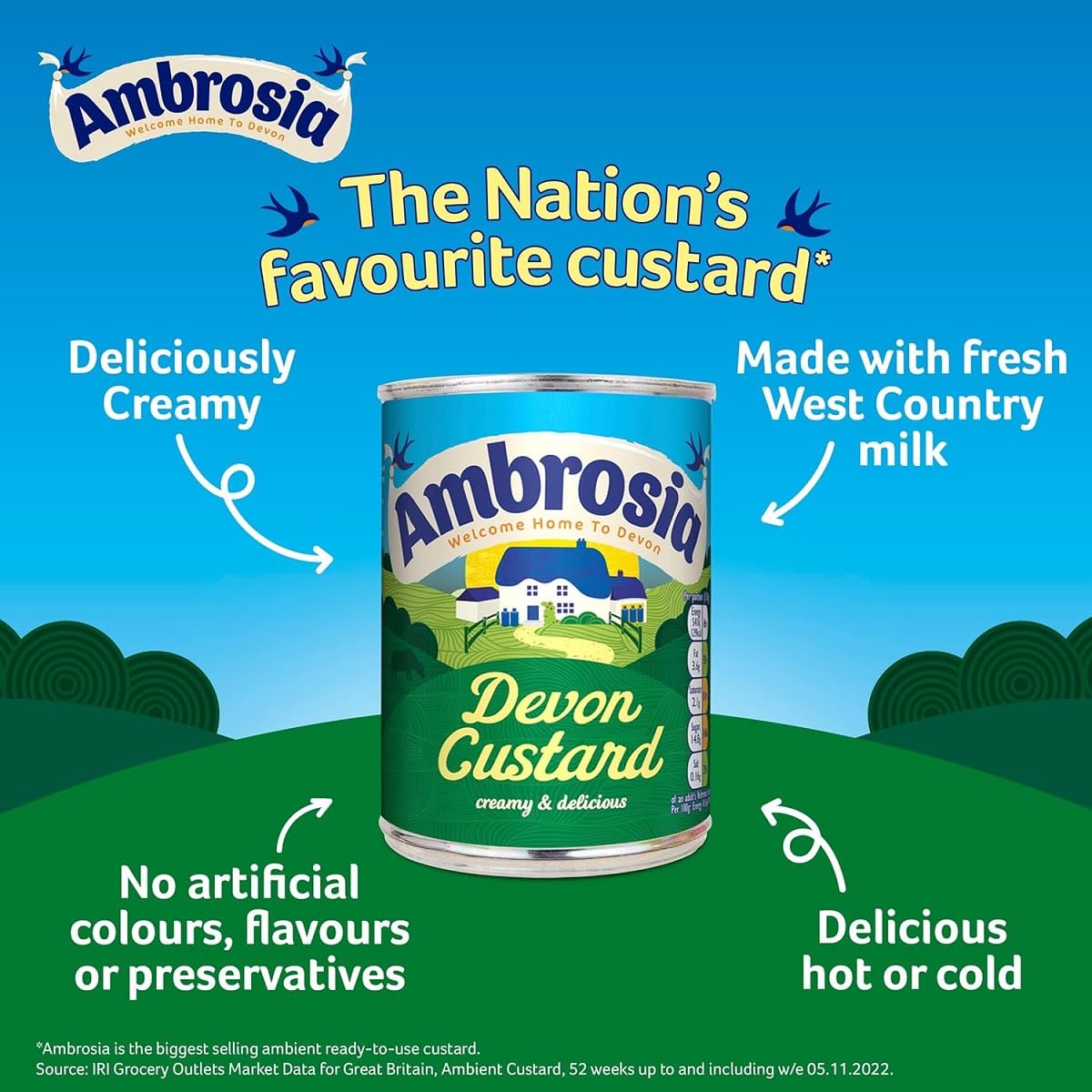 Snapklik Ambrosia Devon Custard 400G snapklik-ambrosia-devon-custard-400g