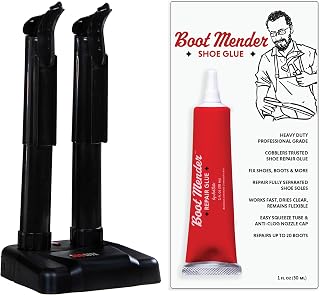 JobSite Boot Dryer and Boot Mender Shoe Glue Bundle