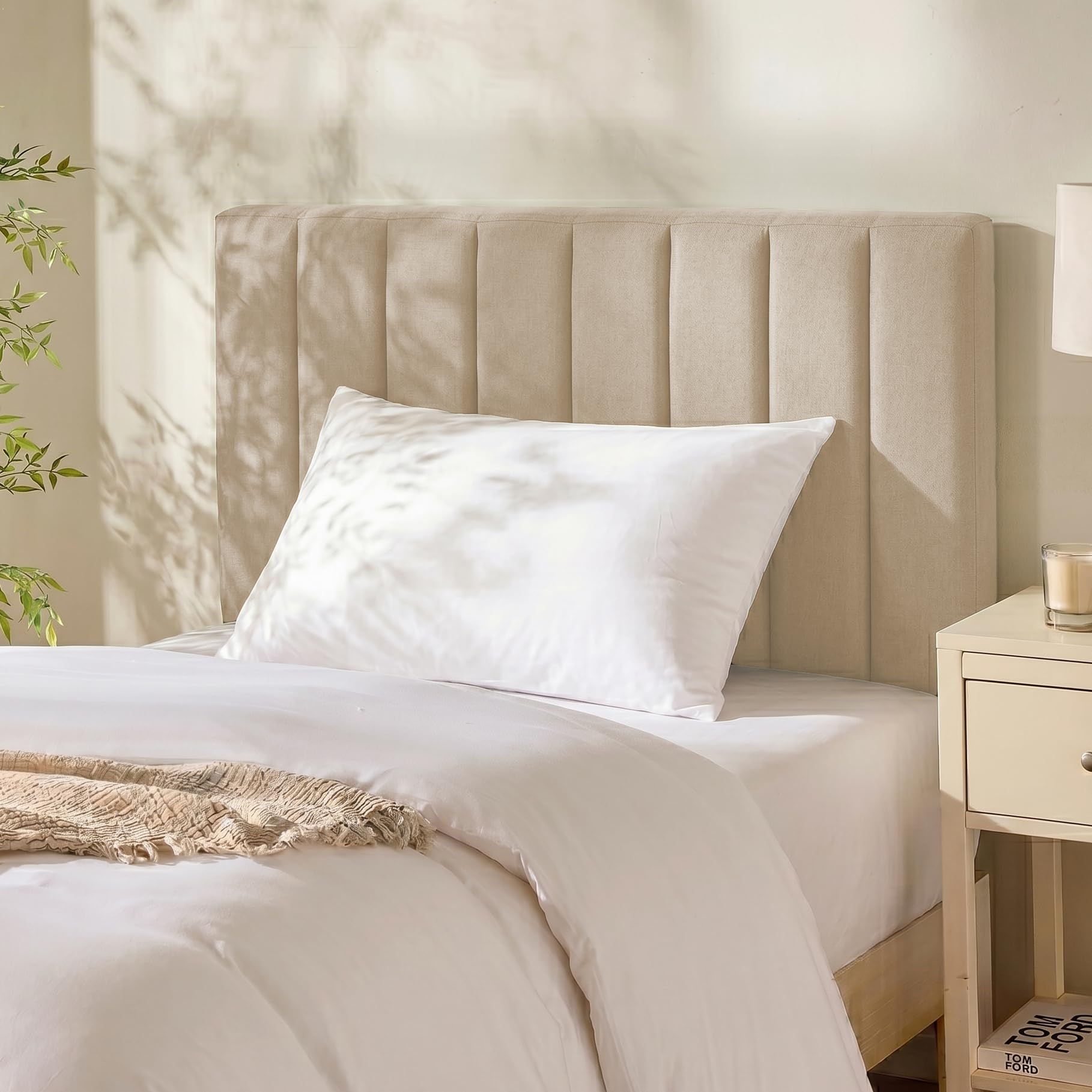 Hearth &amp; Harbor Wall Mounted Twin Headboard Only, Bed Headboard Twin Size