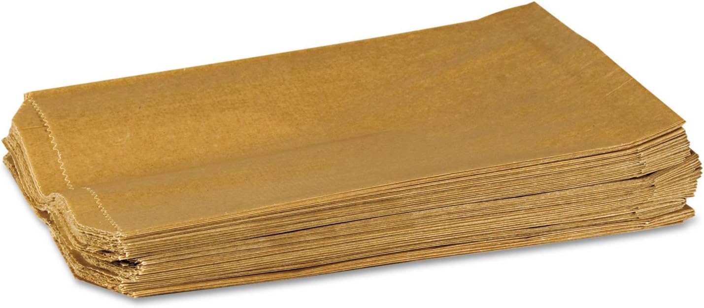 Napkin Receptacle Liner, Kraft Waxed Paper, 500/Carton