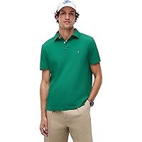 Tommy Hilfiger Uomo Maglietta Polo Maniche Corte Regular Fit con Chiusura con Bottoni