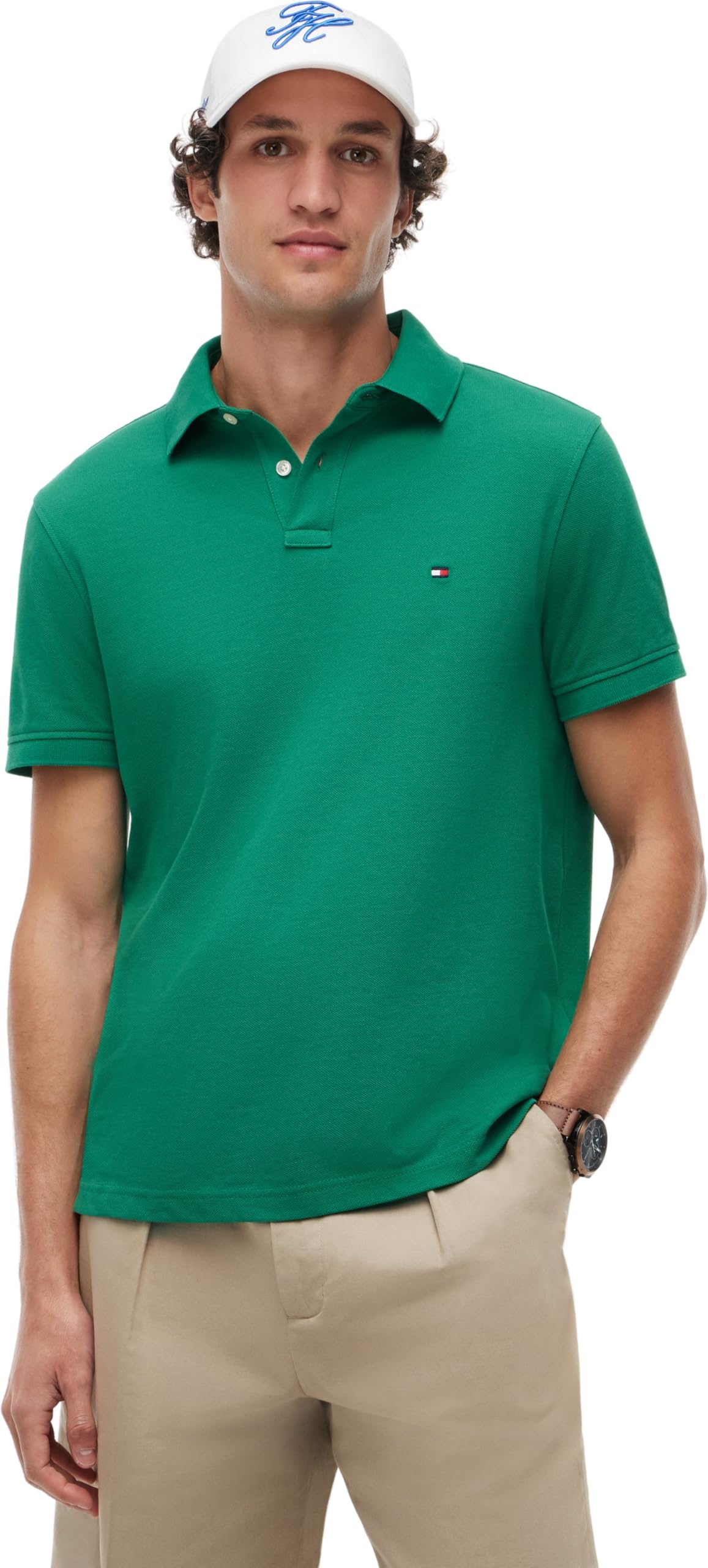 Tommy Hilfiger Uomo Maglietta Polo Maniche Corte 1985 Regular Fit