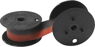 Reg Victor 7010 Universal Twin Spool Ribbon for Compatible Sharp, Canon, Casio, and Other Calculators (1230-4, 1240-3A, 1297, 2640-2, 1260-3, 1280-7, 1460-4, 1530-6, 1560-6, 1570-6), Black/Red, Pack of 2