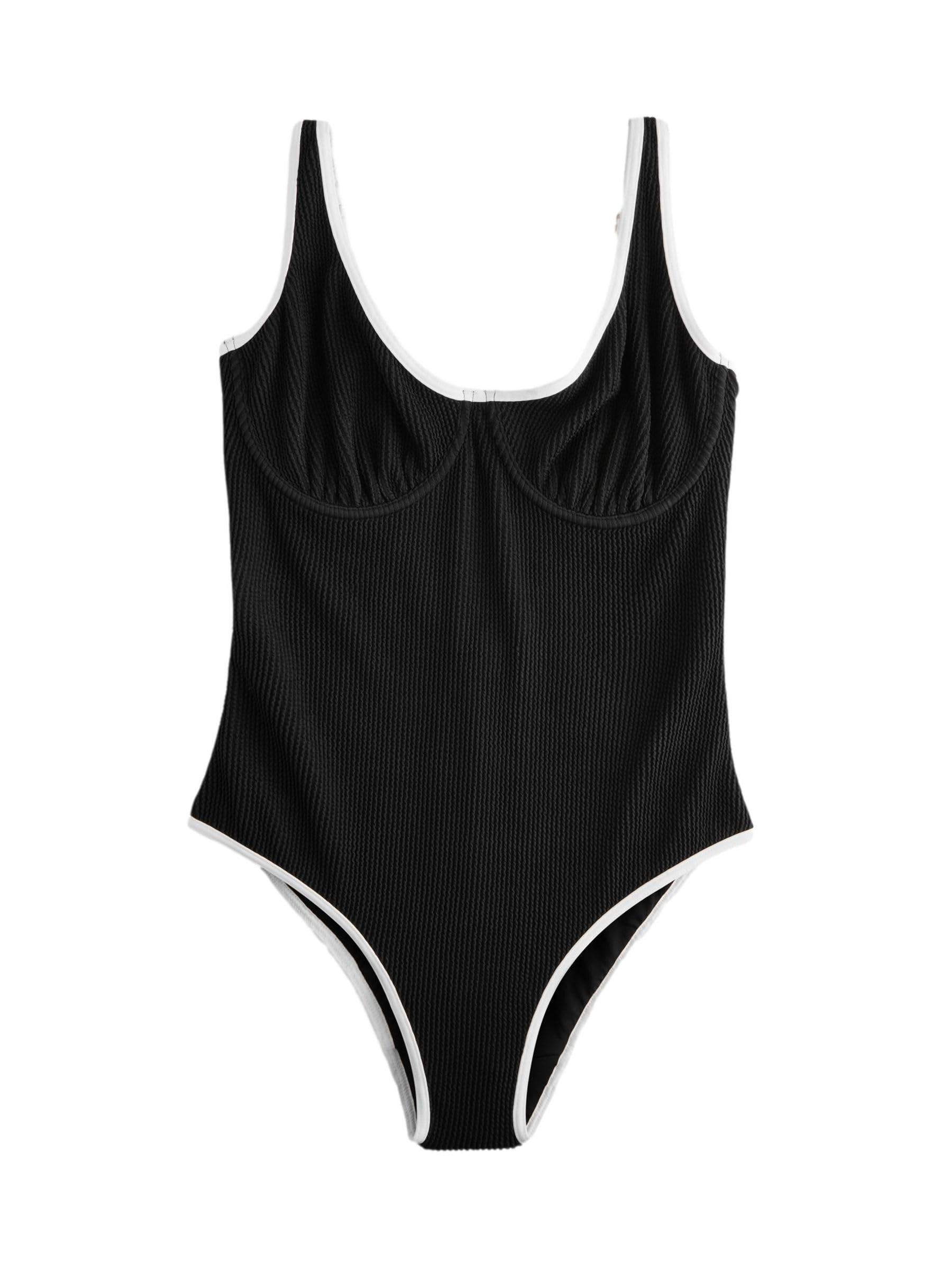 NEXT Mujeres Bañador con Aros DD+ de Efecto Reductor de Vientre