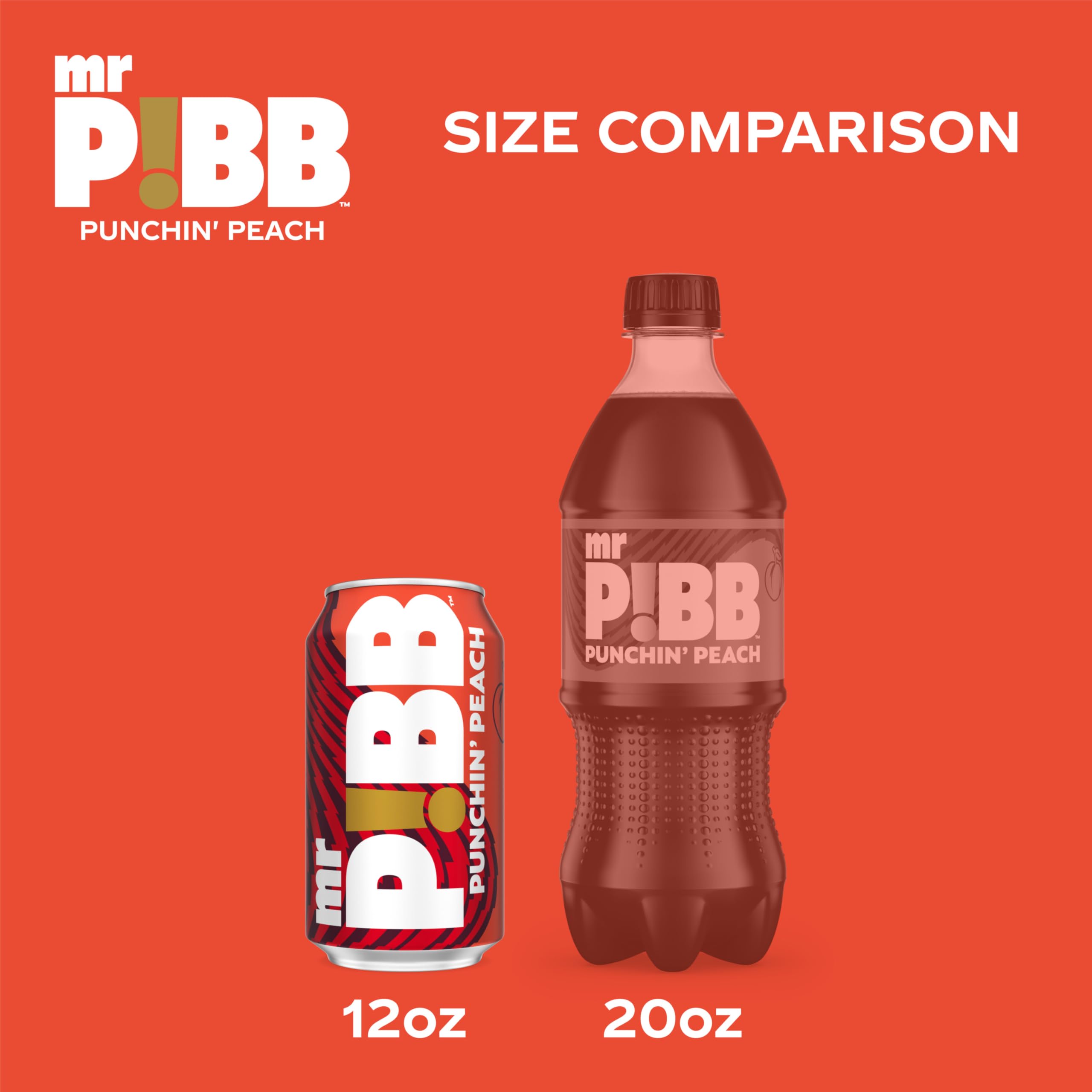 Mr Pibb Punchin' Peach 12oz 12pk