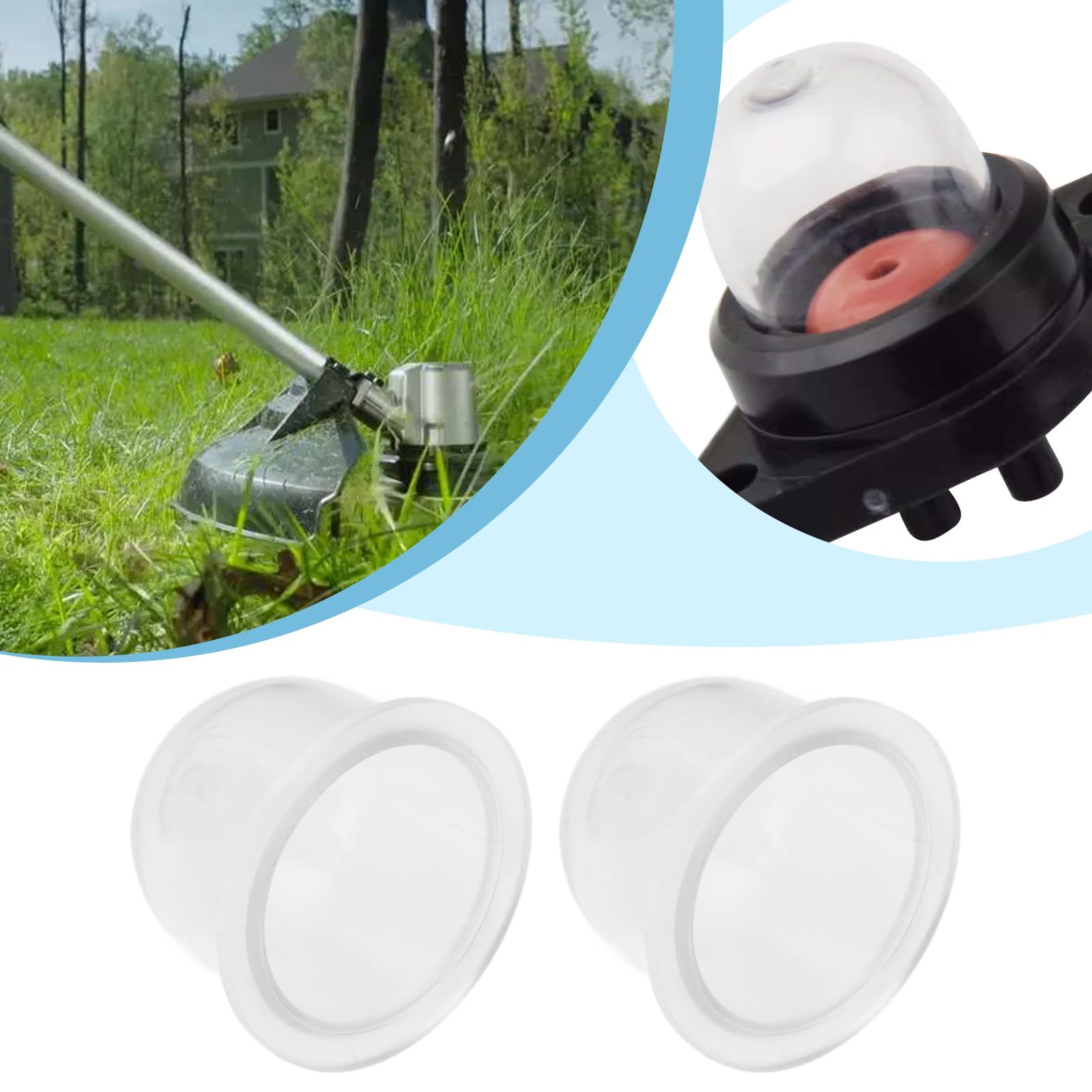 Lot De 5 Ampoules D'amorçage En Fer Pour Carburateur De Souffleur Pour Tondeuse A Gazon Fuxtec Fx Rm Series 96227368