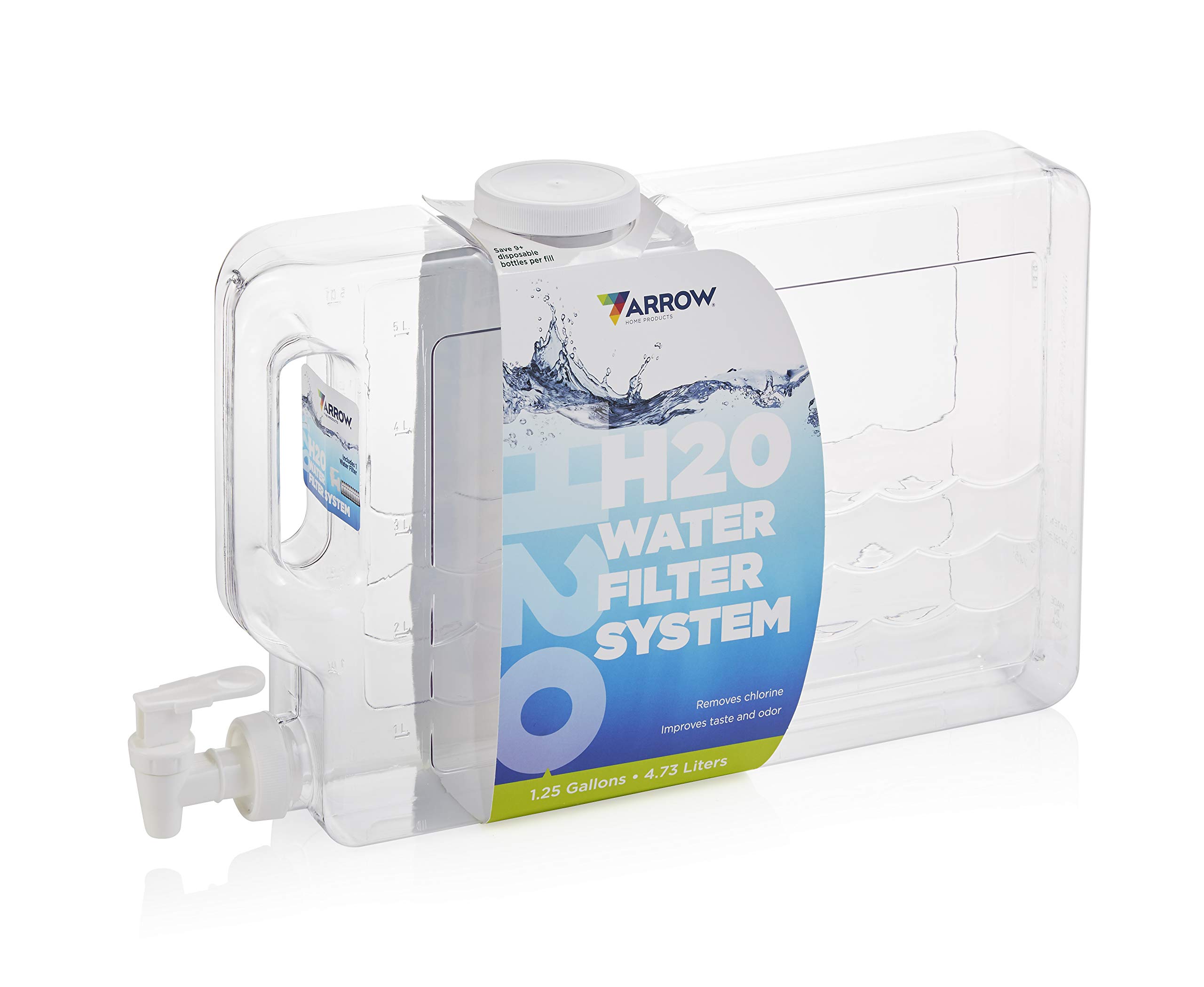 Arrow Home Products76901 Cleara H2O Filter System, Plastic, Clear