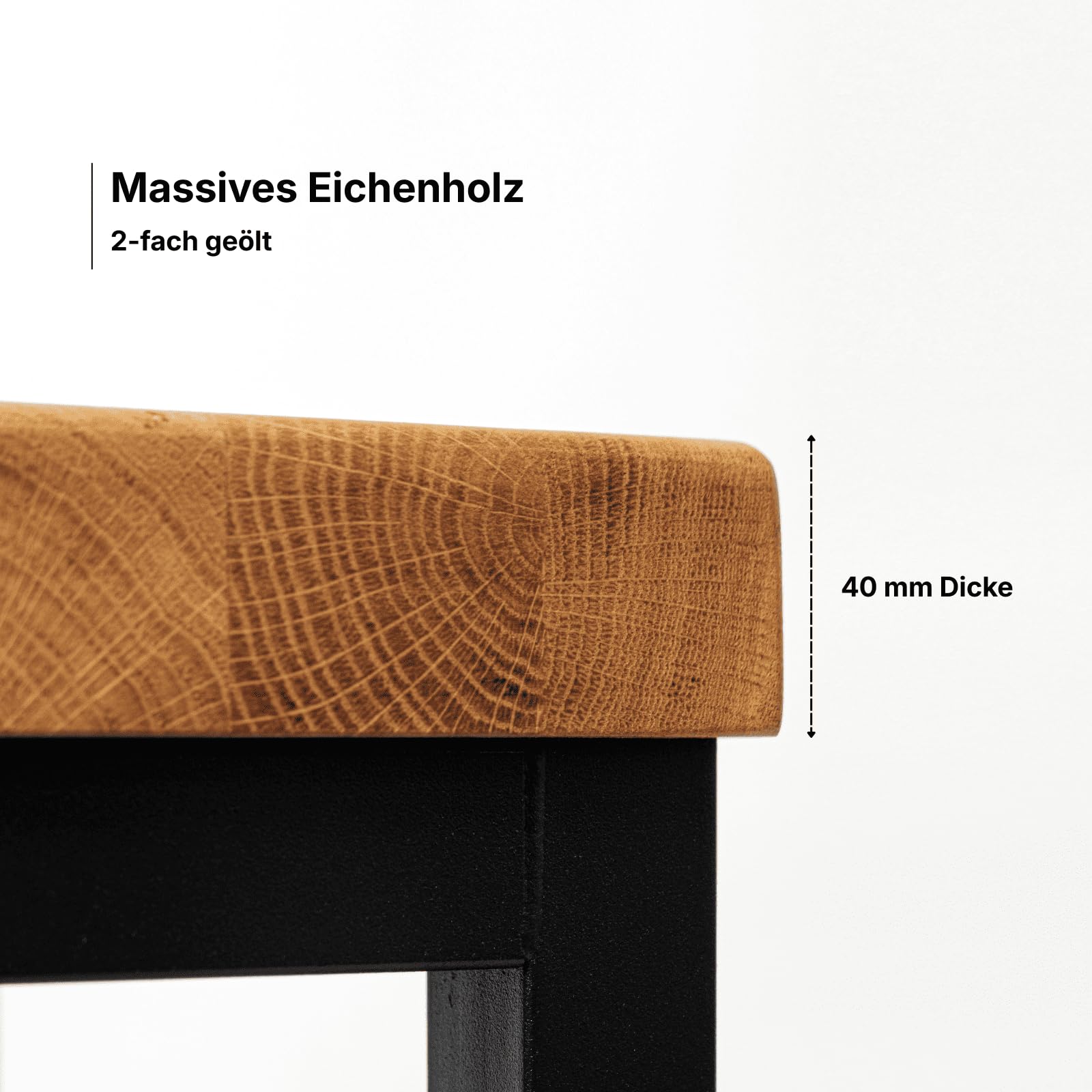 BestLoft® Barhocker schwarz Hocker Holz Barstuhl Küchenhocker Tresenstuhl Holzstuhl (70cm Sitzhöhe)