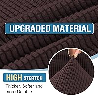 Vista 235 de H.VERSAILTEX 2025 New Sectional Couch Covers 8 Pieces Stretch Sofa Covers for Sectional Sofa Set Separate L Shaped Couch Cover for Both Left/Right