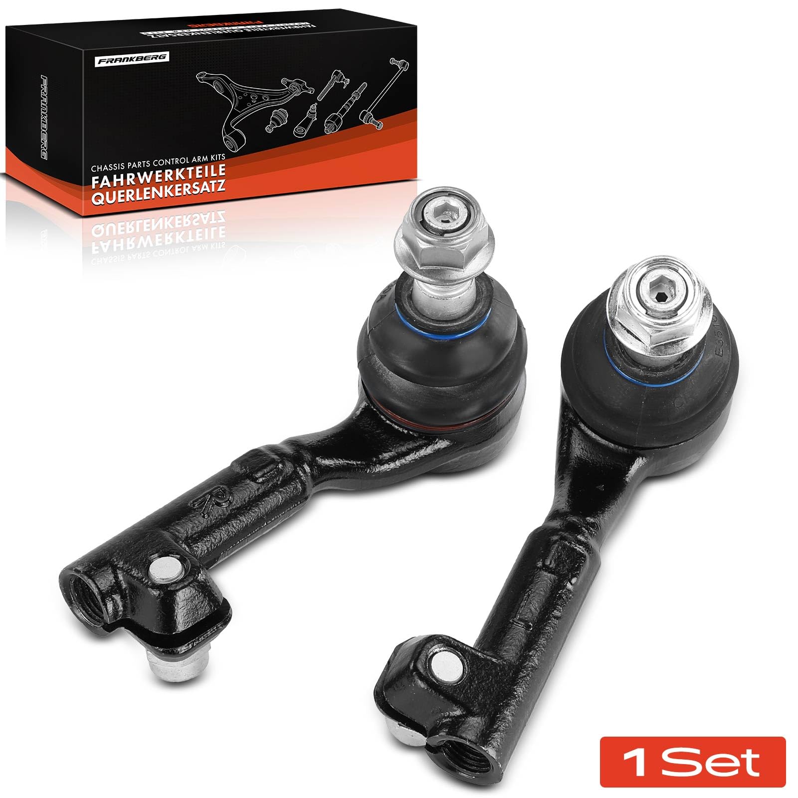 Frankberg 2x Rotule Direction Avant Compatible avec Série 3 E90 320-335 2.0L-3.0L 2005-2011 Série 3 Coupé E92 320-335 2.0L-3.0L 2006-2013 X1 E84 16-28 2.0L-3.0L 2009-2015 Remplacer# 32106768879