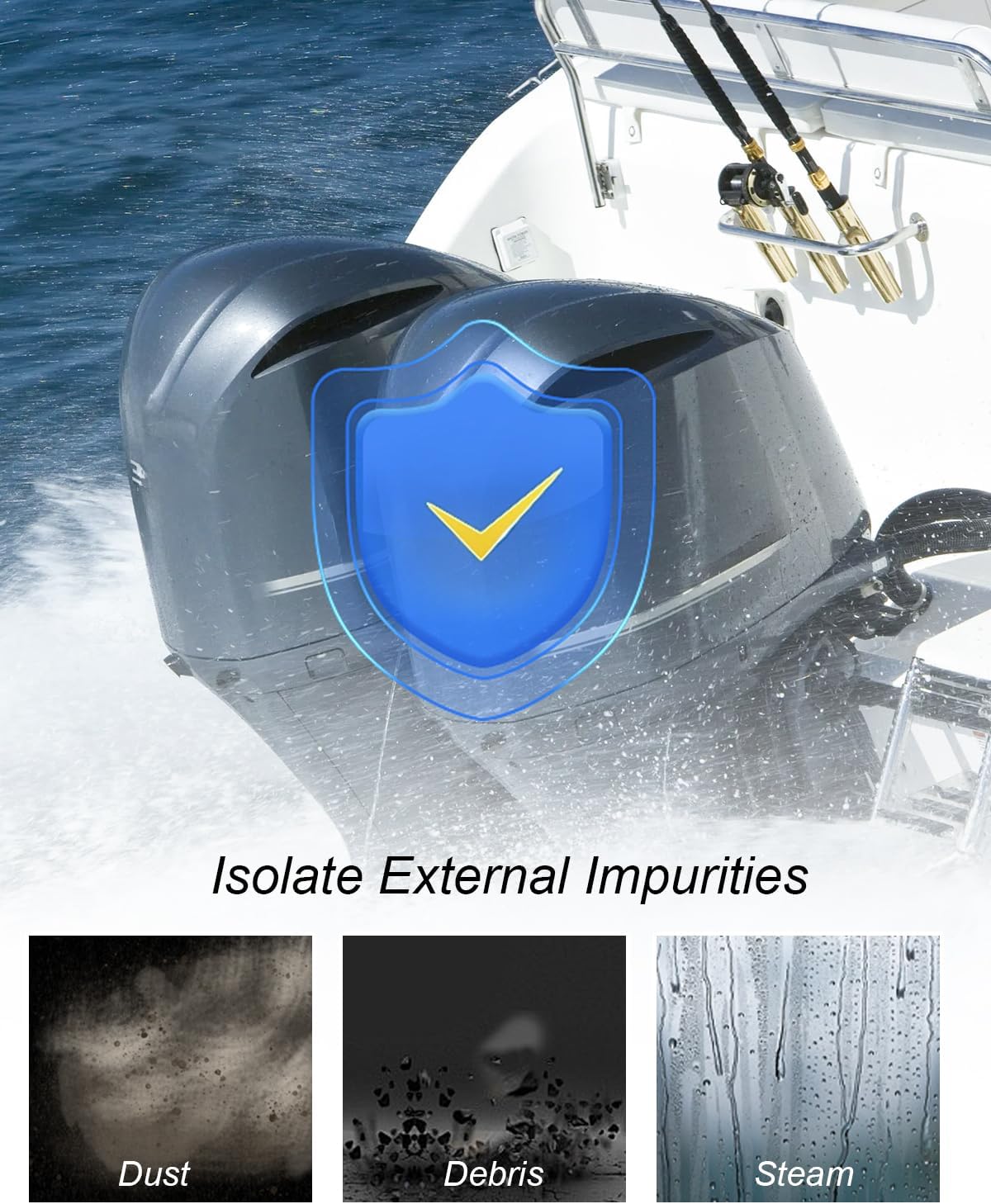 Fuel Filter Assembly Fit for Yamaha Outboard Engine 50HP 60HP 75HP 90HP 100HP 115HP Replace 6D8-24560-00 6D8-24560-01