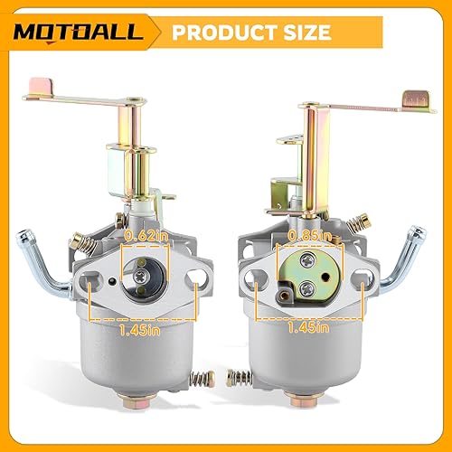 Miniatura 3 de MOTOALL Generador de carburador para Powermate 79CC 9 "3.5 FT-LBS bordeadora de gas PWLE0799 PWLE0799F2N Carb
