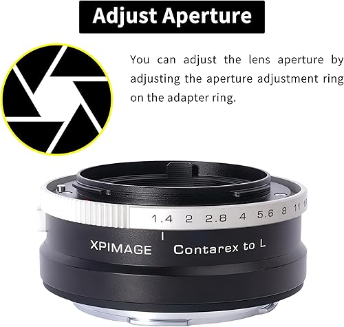 Miniatura 2 de Anillo adaptador de montaje de lente para lente Ikon Contarex a cámara Leica o Panosonic L Mount