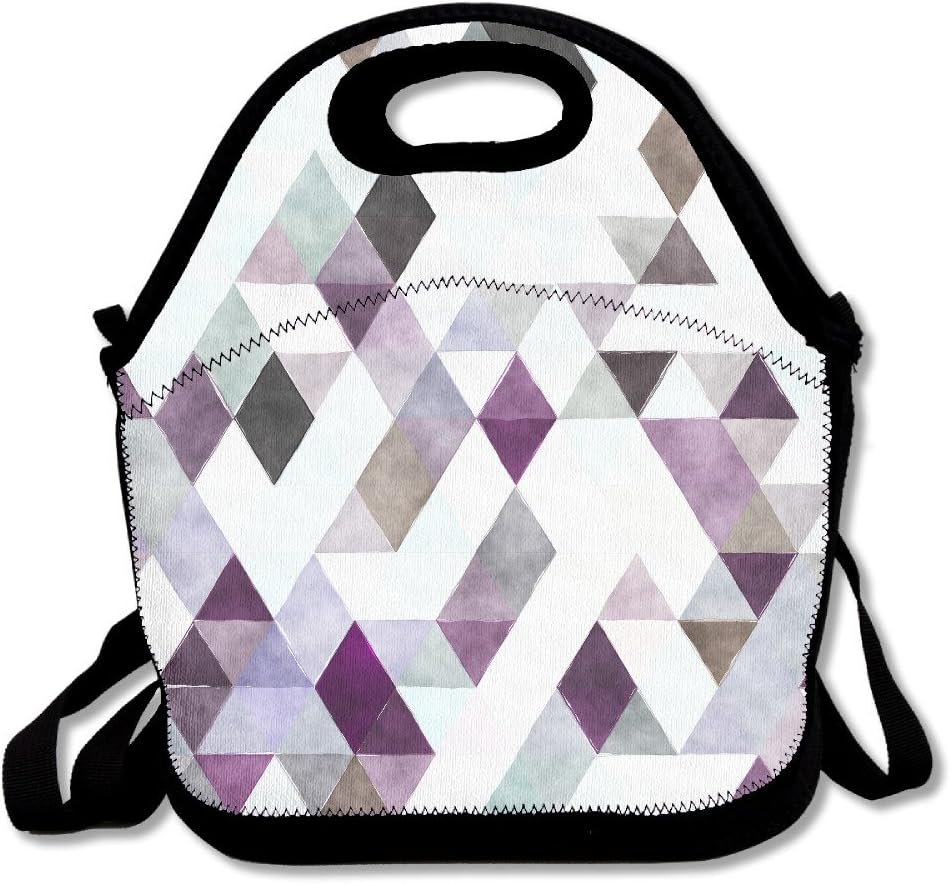 Unique Lunch Bag Lunch Tote, Waterproof Outdoor Travel Picnic Lunch Box Bag Tote With Zipper And Adjustable Crossbody Strap