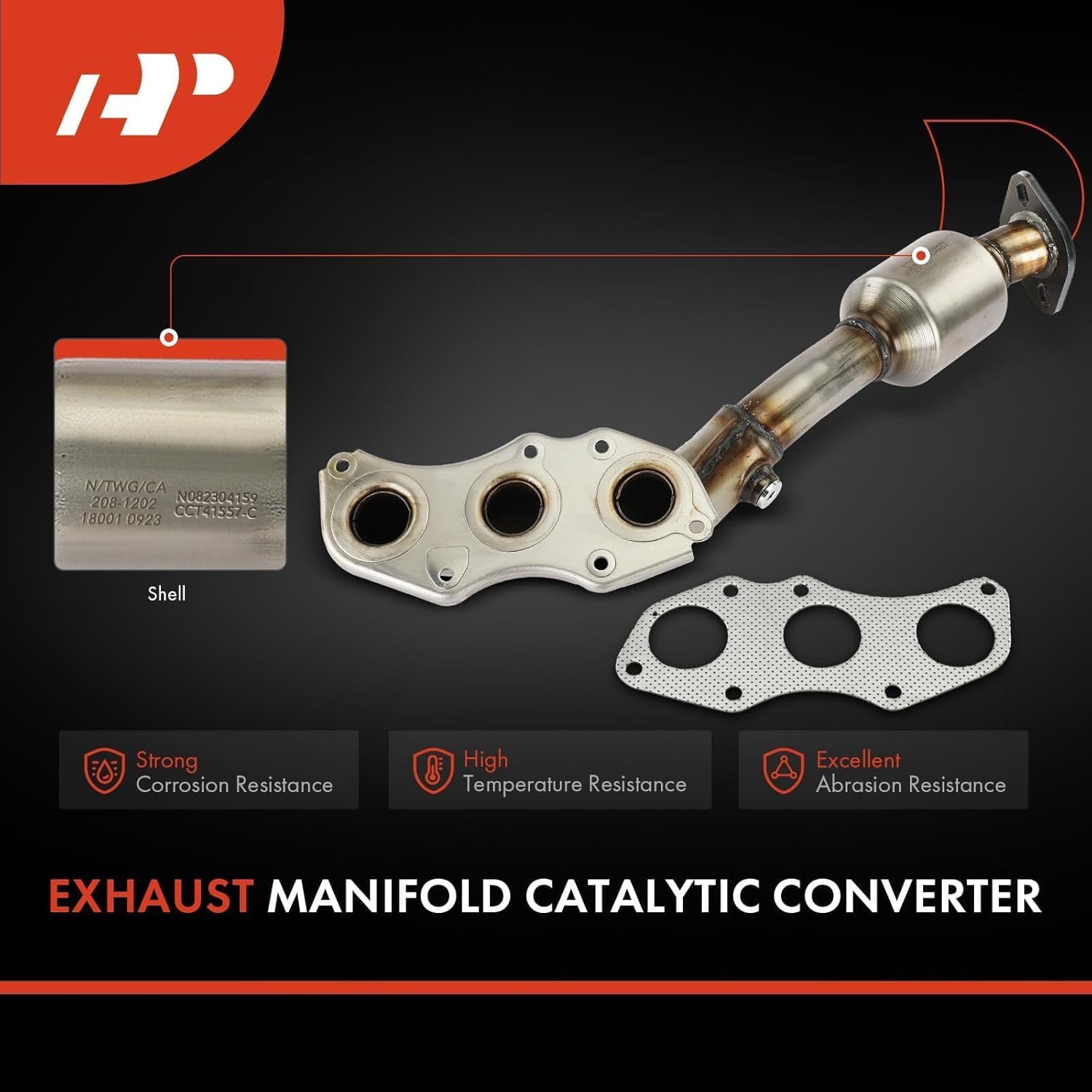 A-Premium Left and Right 2-PC Exhaust Manifold Catalytic Converter Kit Direct-Fit Compatible with Lexus IS250 2006-2015, IS350 2006-2017, GS350 2007-2011/2013-2015, RC350, 2.5L 3.5L, EPA Compliant
