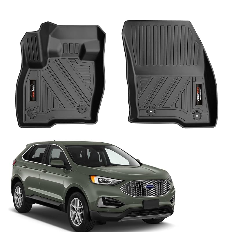 Tapetes automotivos dianteiros sob medida para Ford Edge 2015–2026 em TPE, FT-QS, 2 peças