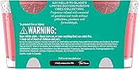 Vista 3 de Glade Tarro de velas, ambientador, sandía Stay Cool, 3.4 onzas, 6 unidades (sandía Stay Cool, 6 unidades)